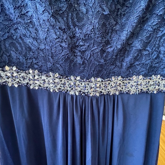 Alex Evenings size 6 V-neck lace embellished sparkle mature mother of the bride - Picture 7 of 14